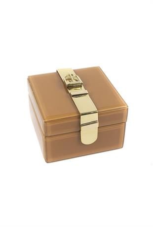 Декор для дома Açık Kahve Takı Kutusu 12x12x8cm P230.339937