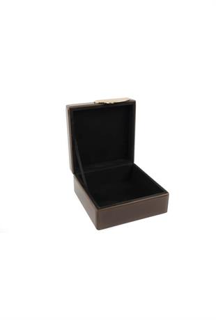 Декор для дома Kahverengi Gold Takı Kutusu 17x17x8cm P230.339869