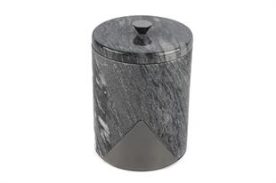 Siyah Gümüş Mermer Dekor Kutu 11x14cm