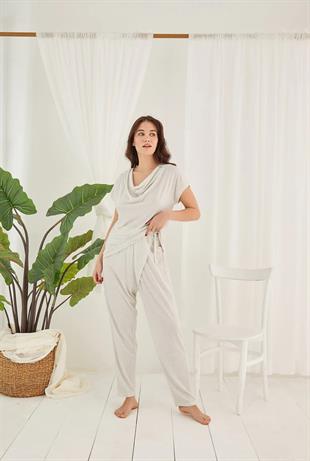 13795  ЖЕНСКАЯ ПИЖАМА СО ШТАНАМИ