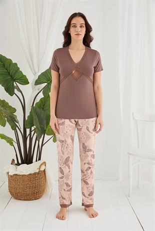 13549 ЖЕНСКАЯ ПИЖАМА СО ШТАНАМИ