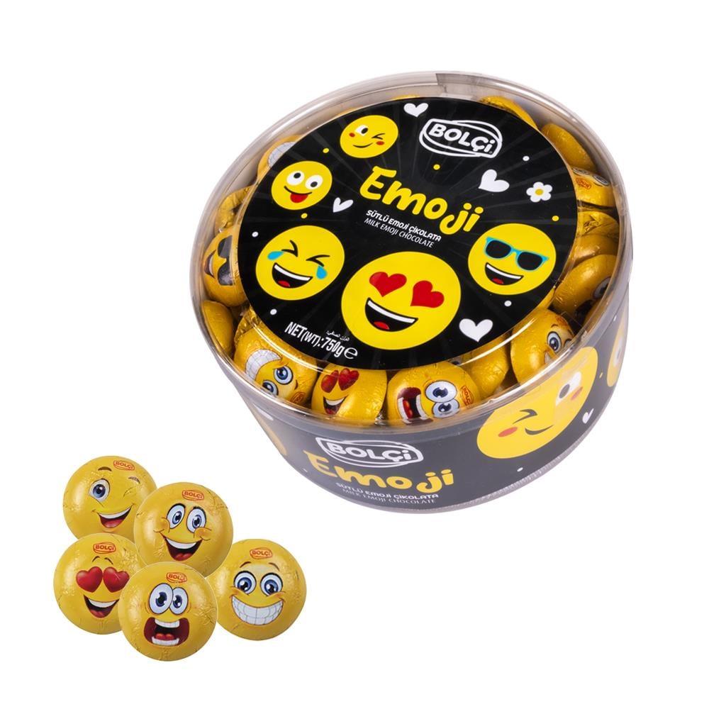 Çocuklara Özel Çikolata-Emoji Çikolata 750g