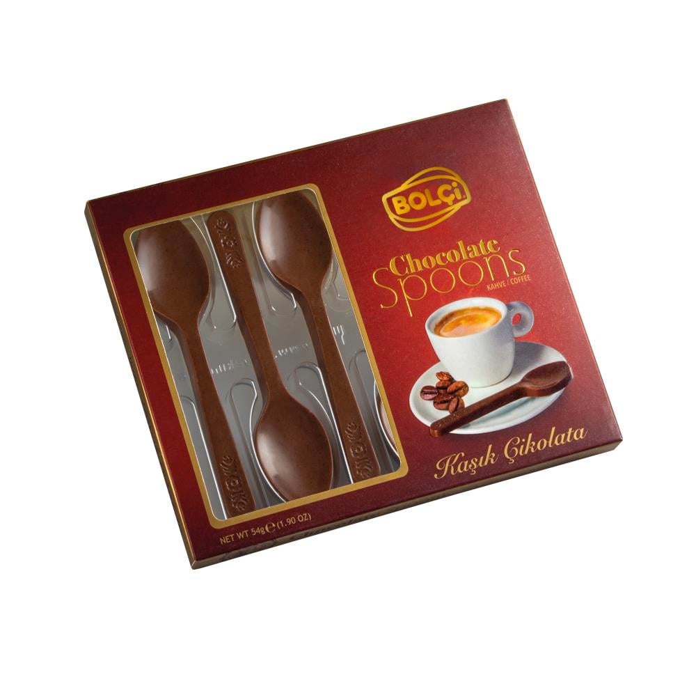Atıştırmalık Çikolata-Kahveli Kaşık Çikolata 54g