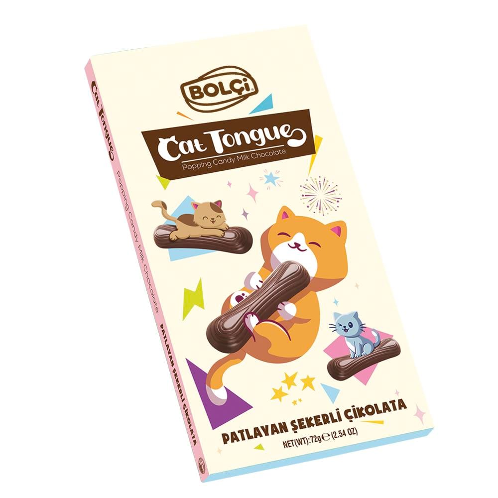 Çocuklara Özel Çikolata-Patlayan Şekerli Çikolata 72g