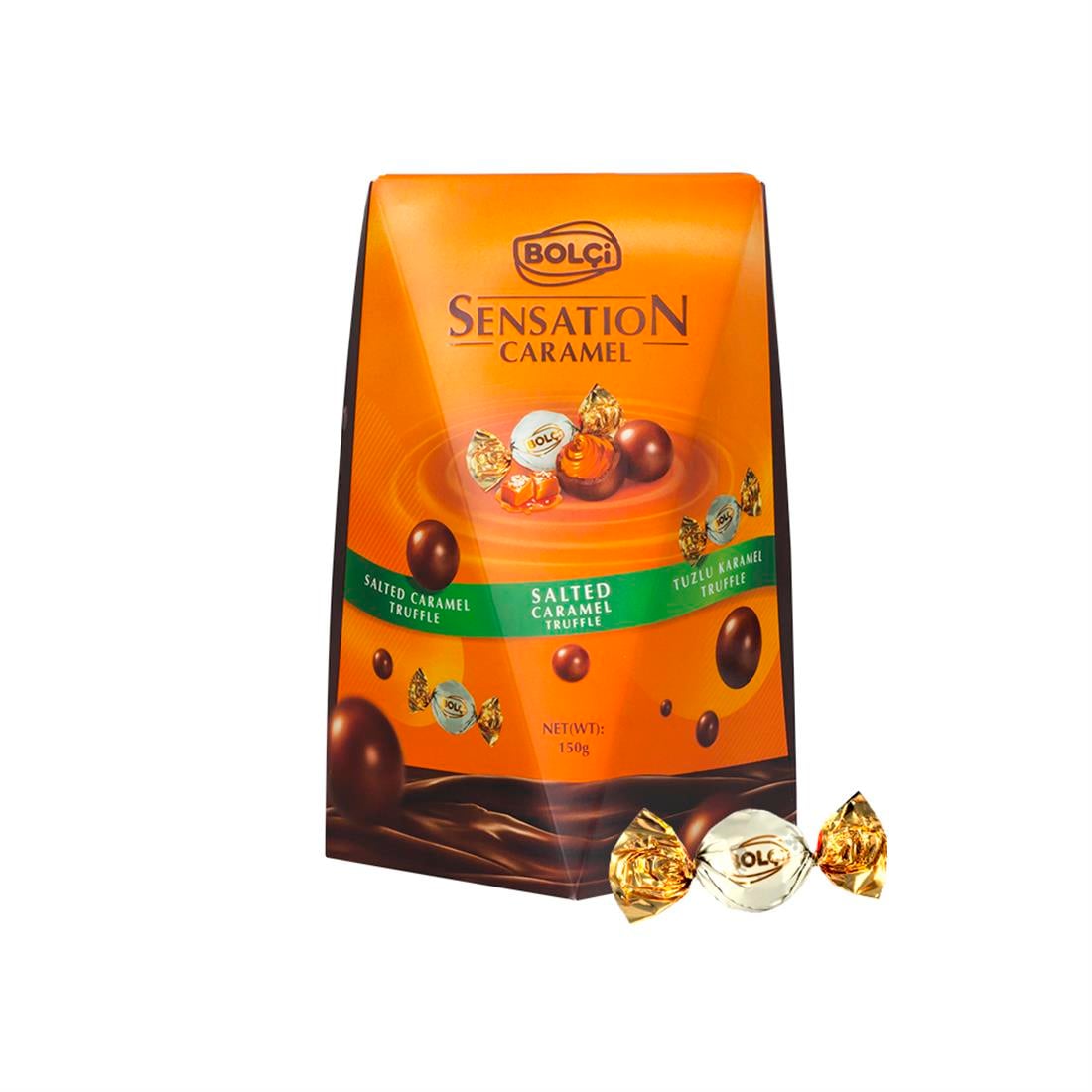 Atıştırmalık Çikolata-Sensation Caramel 150g