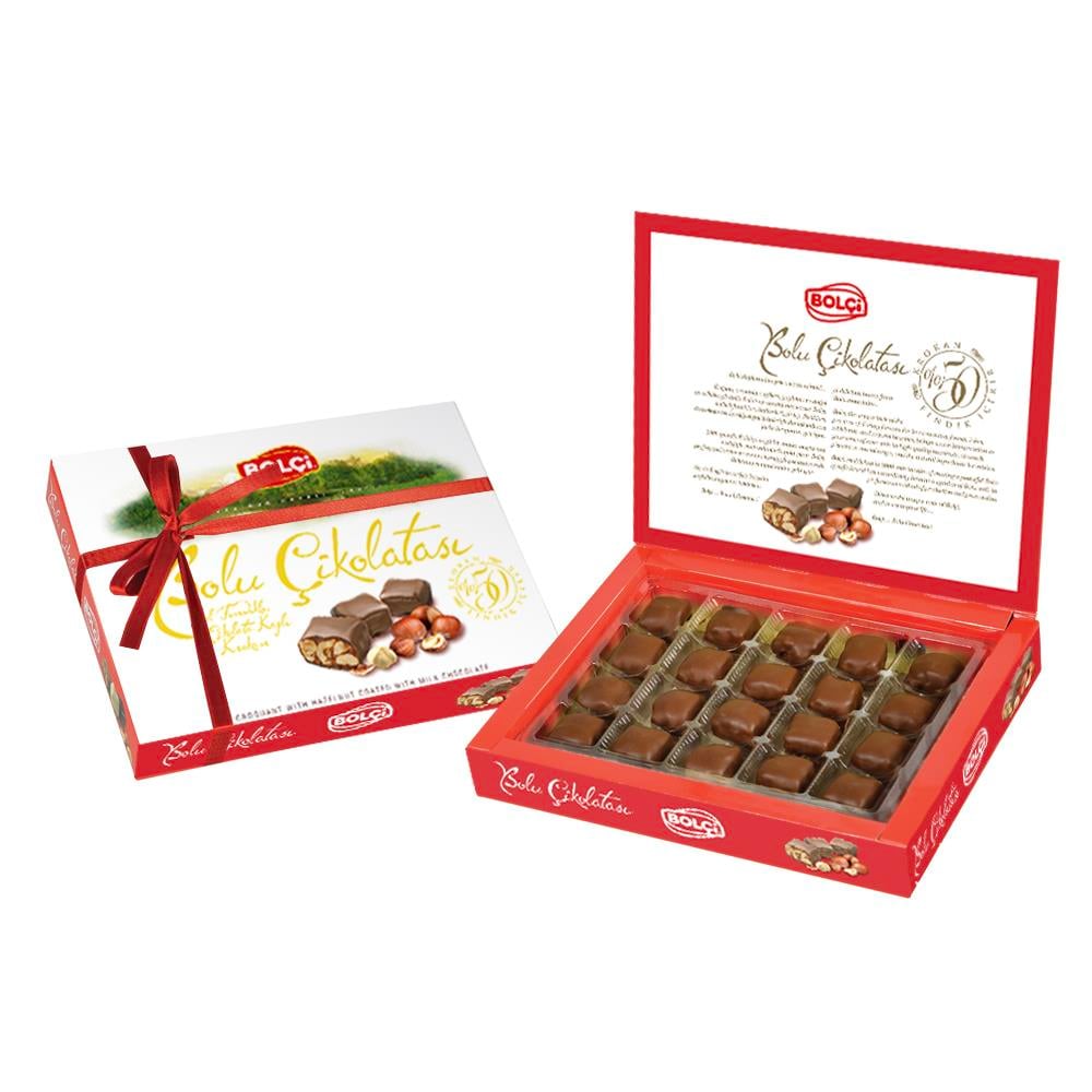 Bolu Çikolatası-Sütlü Fındıklı Bolu Çikolatası 160g
