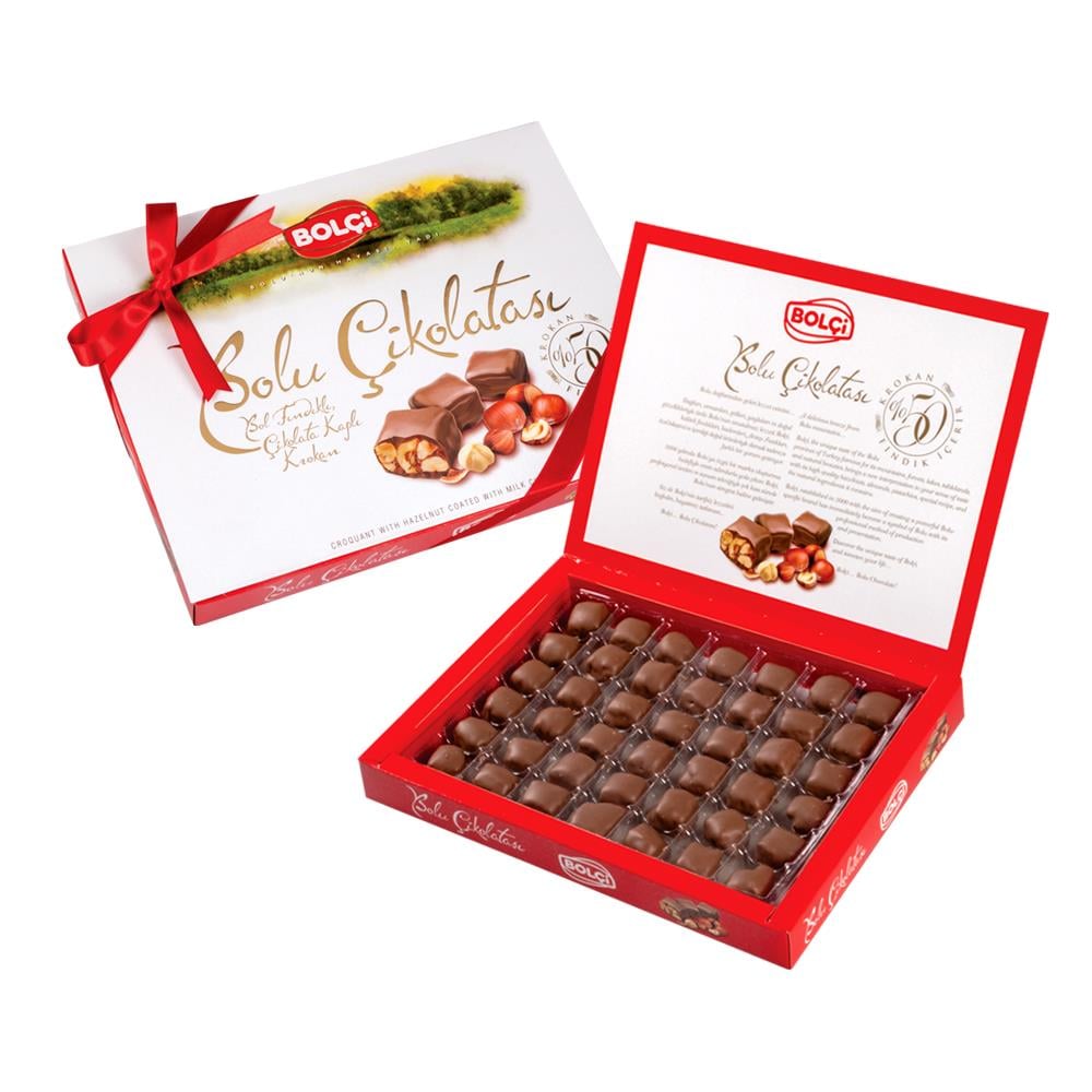 Bolu Çikolatası-Sütlü Fındıklı Bolu Çikolatası 335g