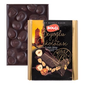 Beyoğlu Çikolatası-BİTTER FINDIKLI BEYOĞLU ÇİKOLATASI 60GR
