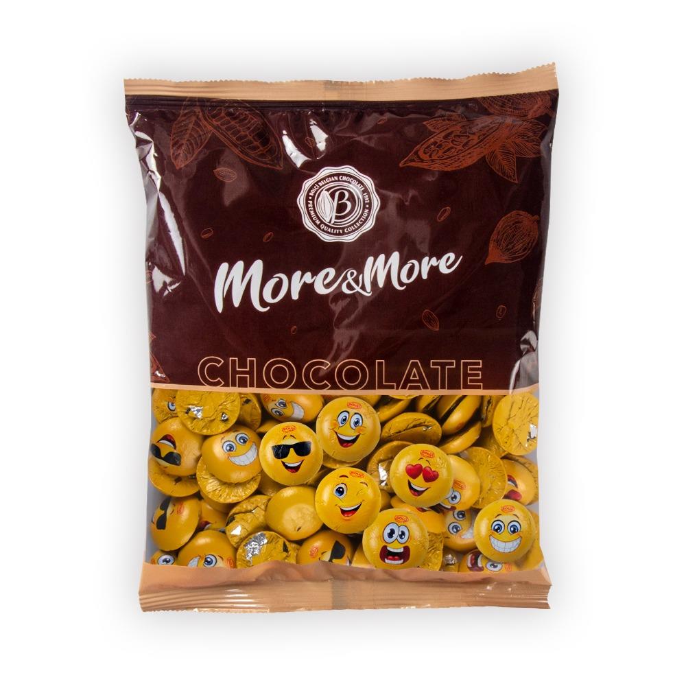 Bayram Çikolatası-Emoji Çikolata 1 Kg (More&More Poşetli)