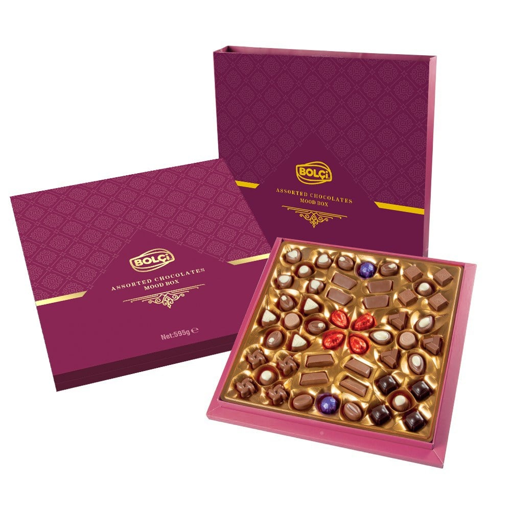 Spesiyal Çikolata-Mood Bordo Kutu 595g