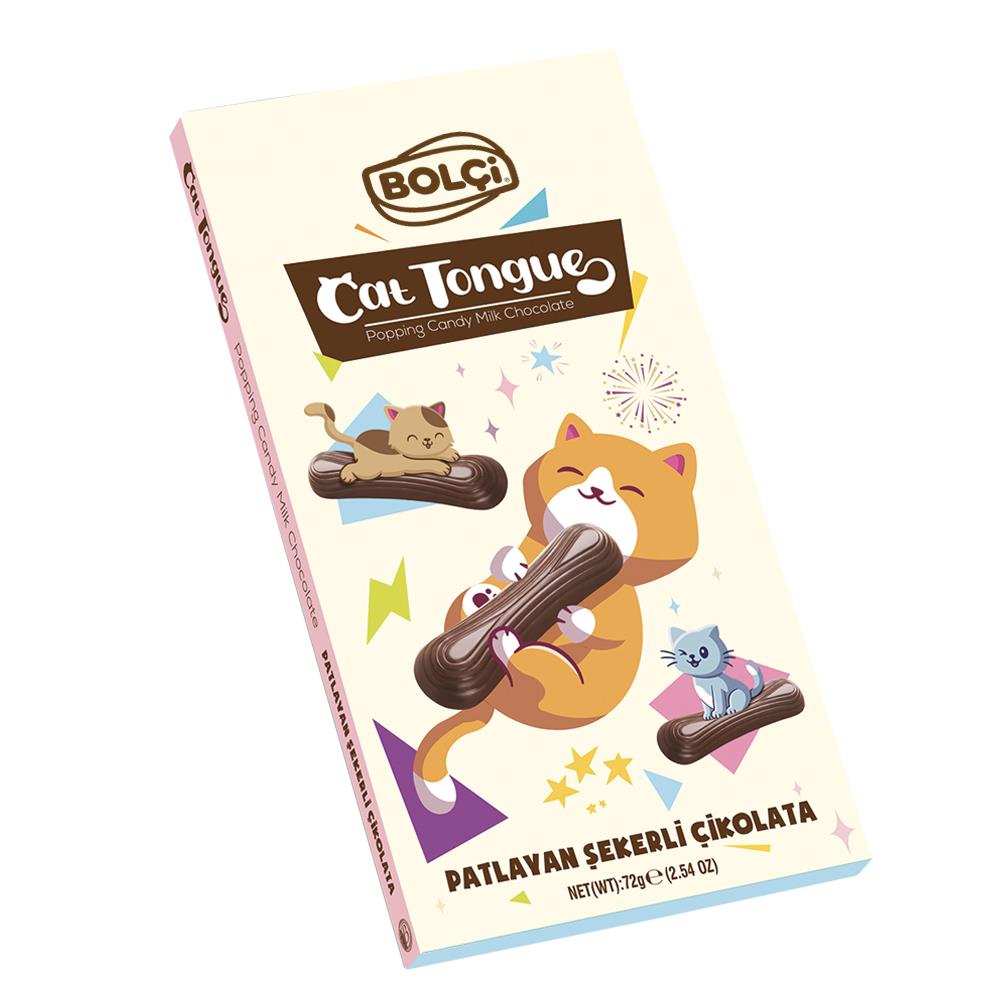 Çocuklara Özel Çikolata-Patlayan Şekerli Çikolata 72g