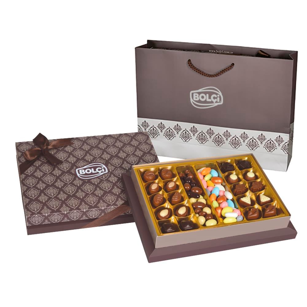 Spesiyal Çikolata-Prestij Kutu Hediye Spesiyal Çikolata 500g