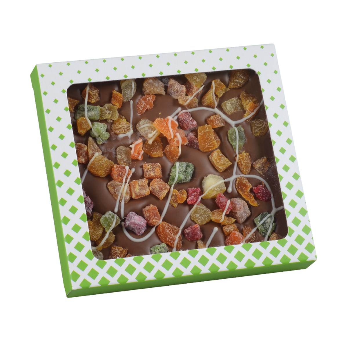 Tablet Çikolata-Sütlü Meyveli Çikolata 75gr