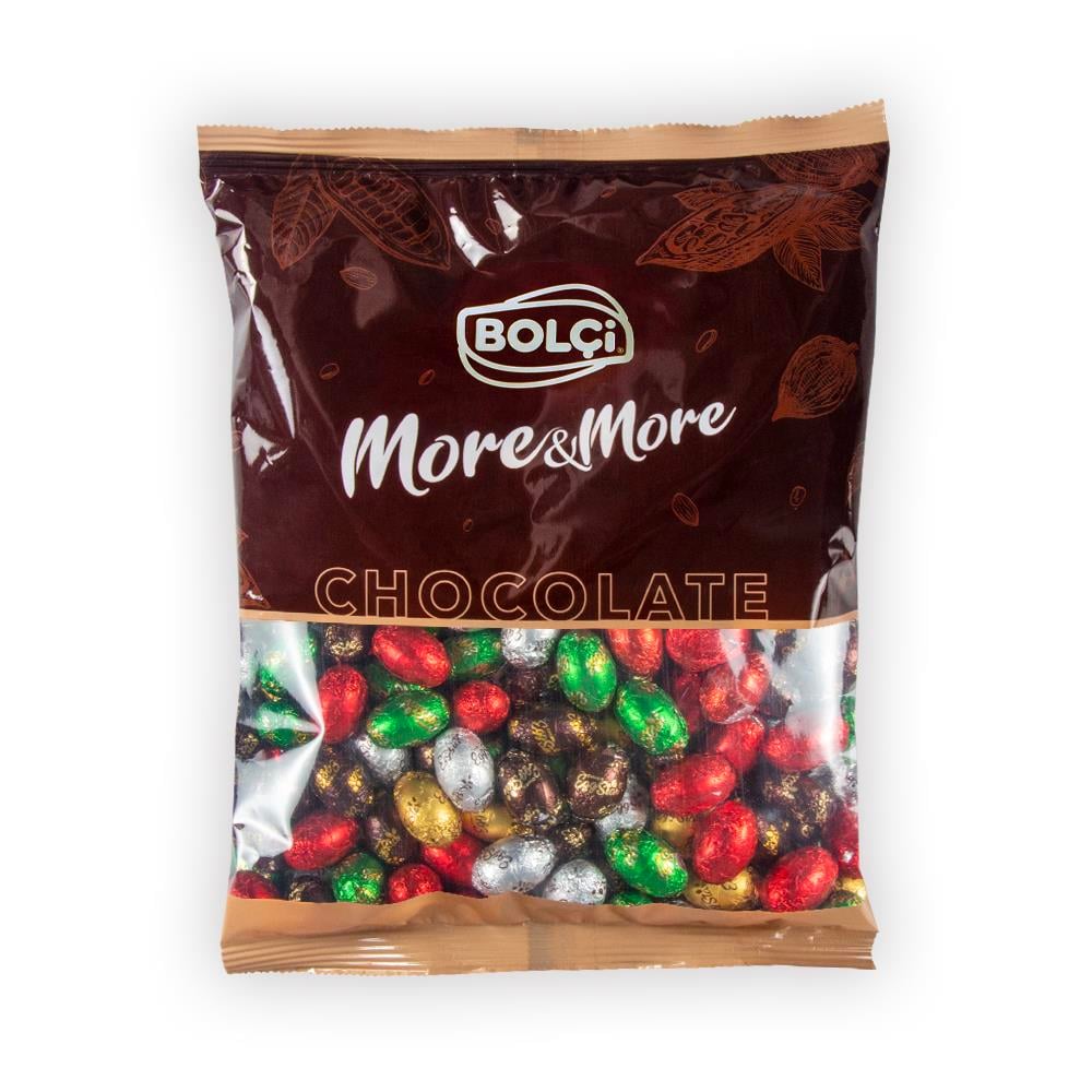 Bayram Çikolatası-Sütlü Yumurta Çikolata 1 Kg (More&More Poşetli)