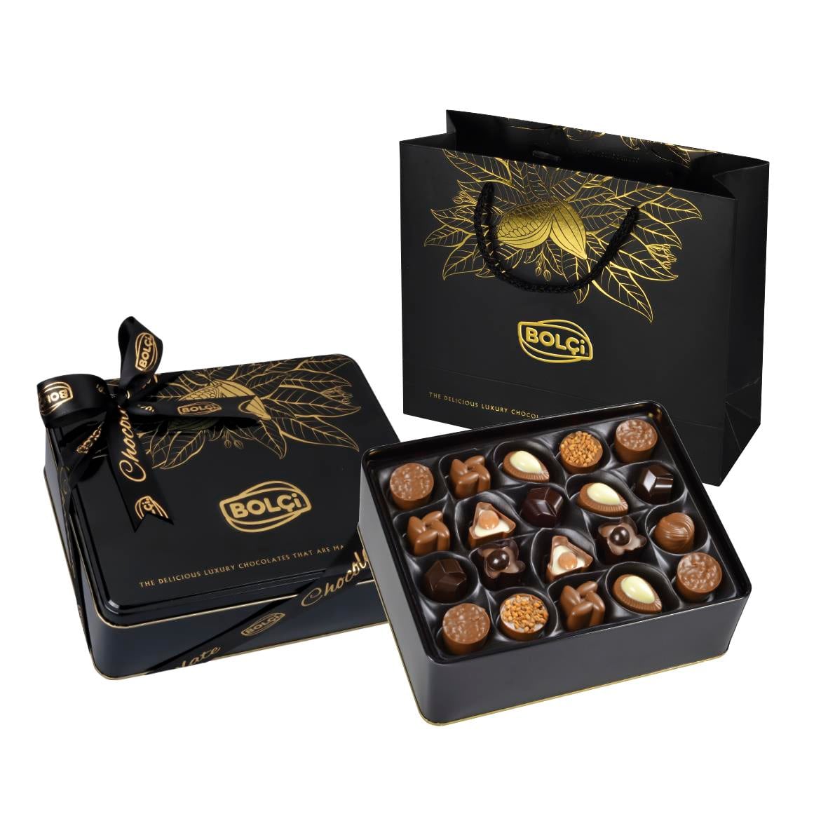 Spesiyal Çikolata-Teneke Kutu Hediye Spesiyal Çikolata 500g