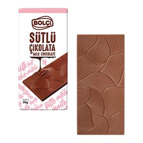Atıştırmalık Çikolata-Sütlü Tablet Çikolata 30g