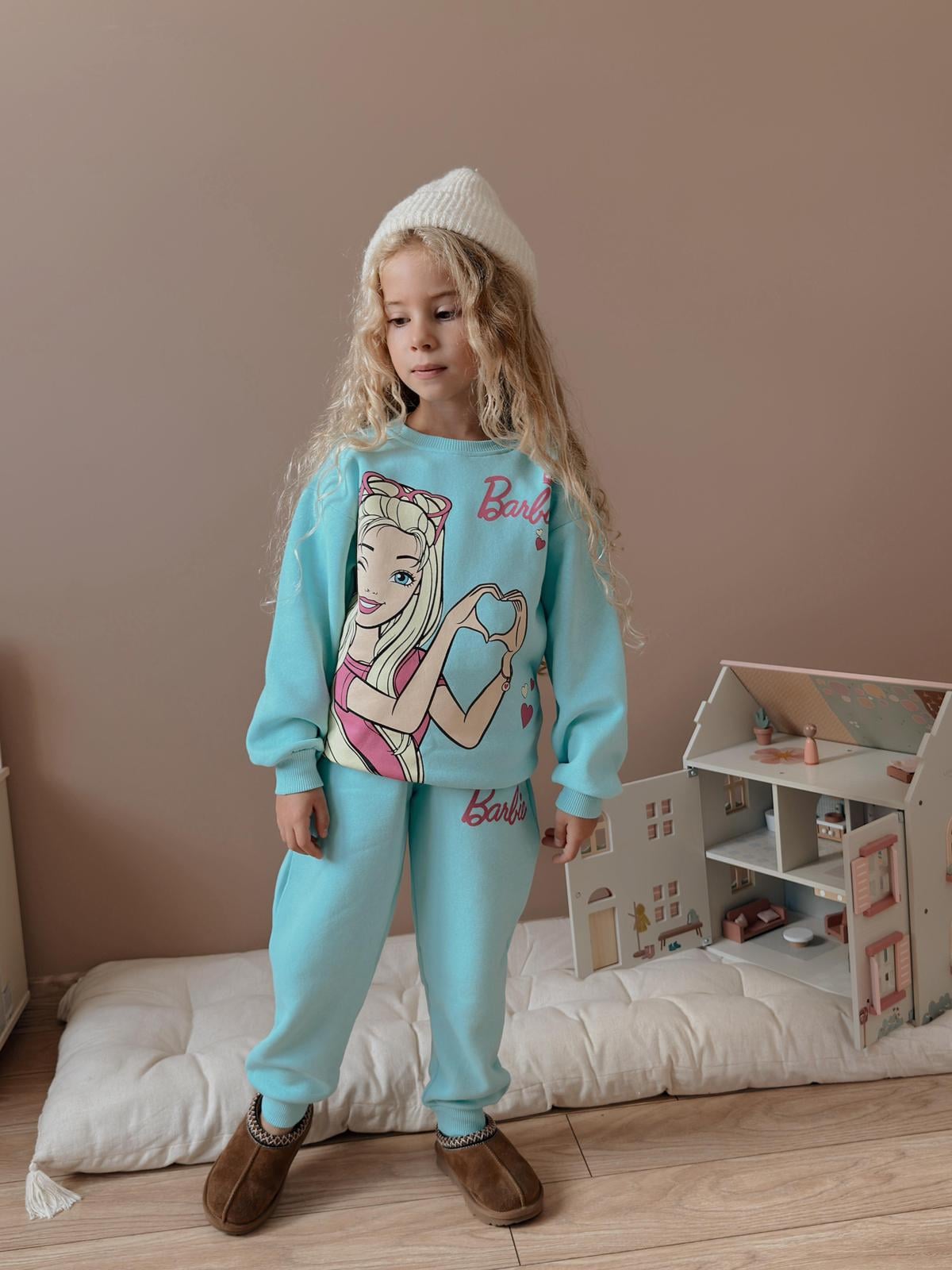  Babie 3 İp İçi Şardonlu cep detaylı Eşofman Takım