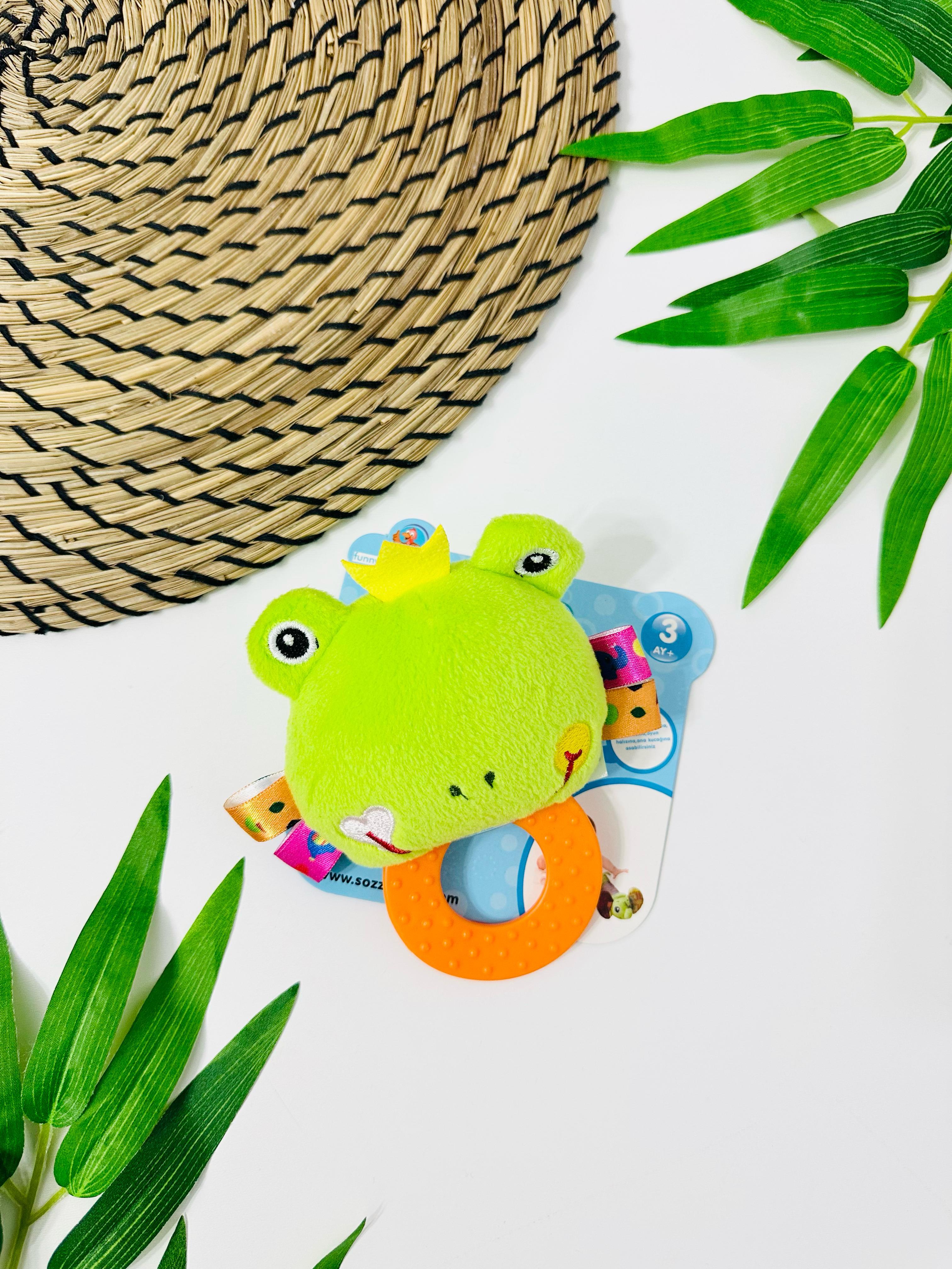 Barbados Peluş Oyuncaklı Kurbağam Dişlik 