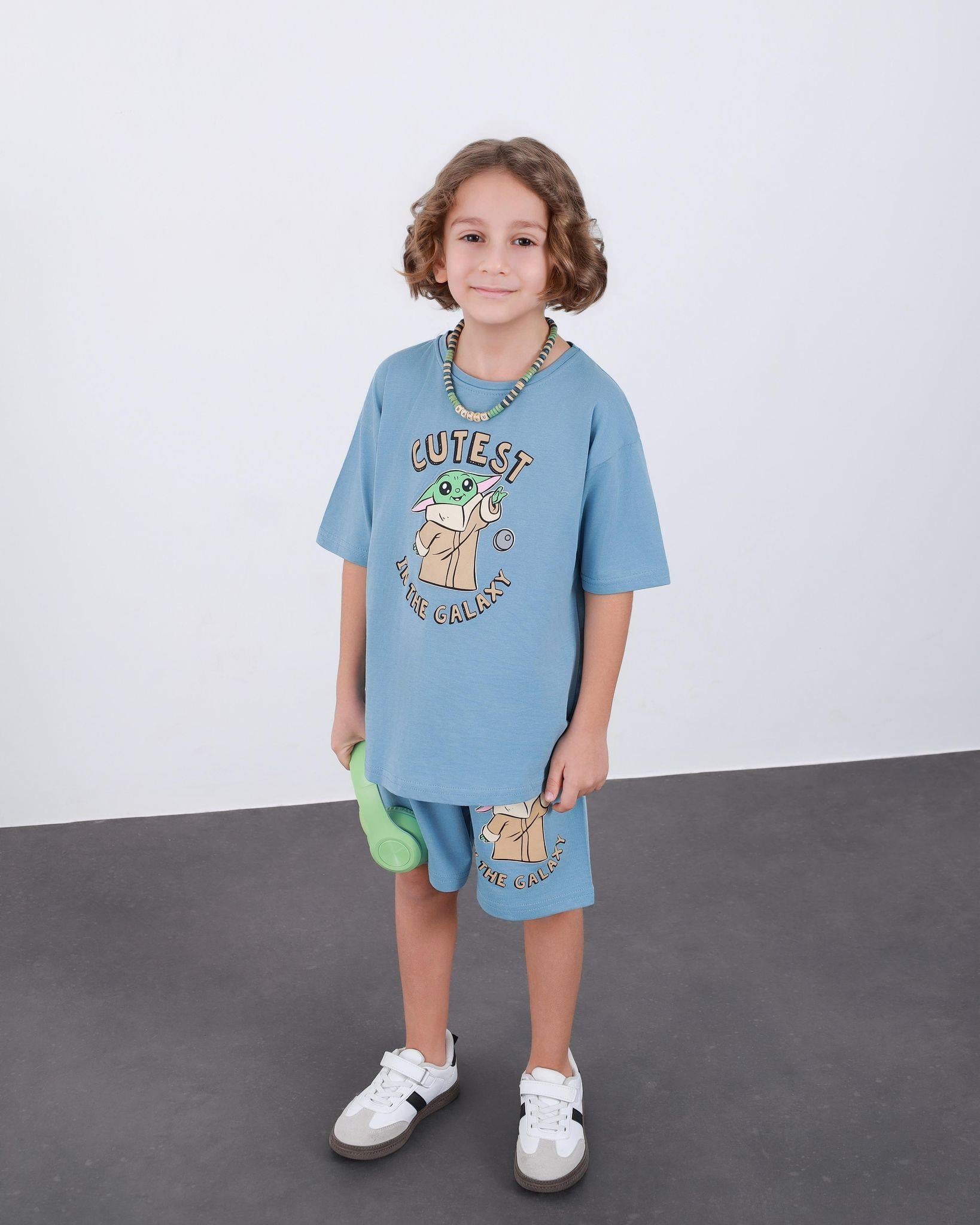 Cutest 2 İp Kapri Eşofman Takım