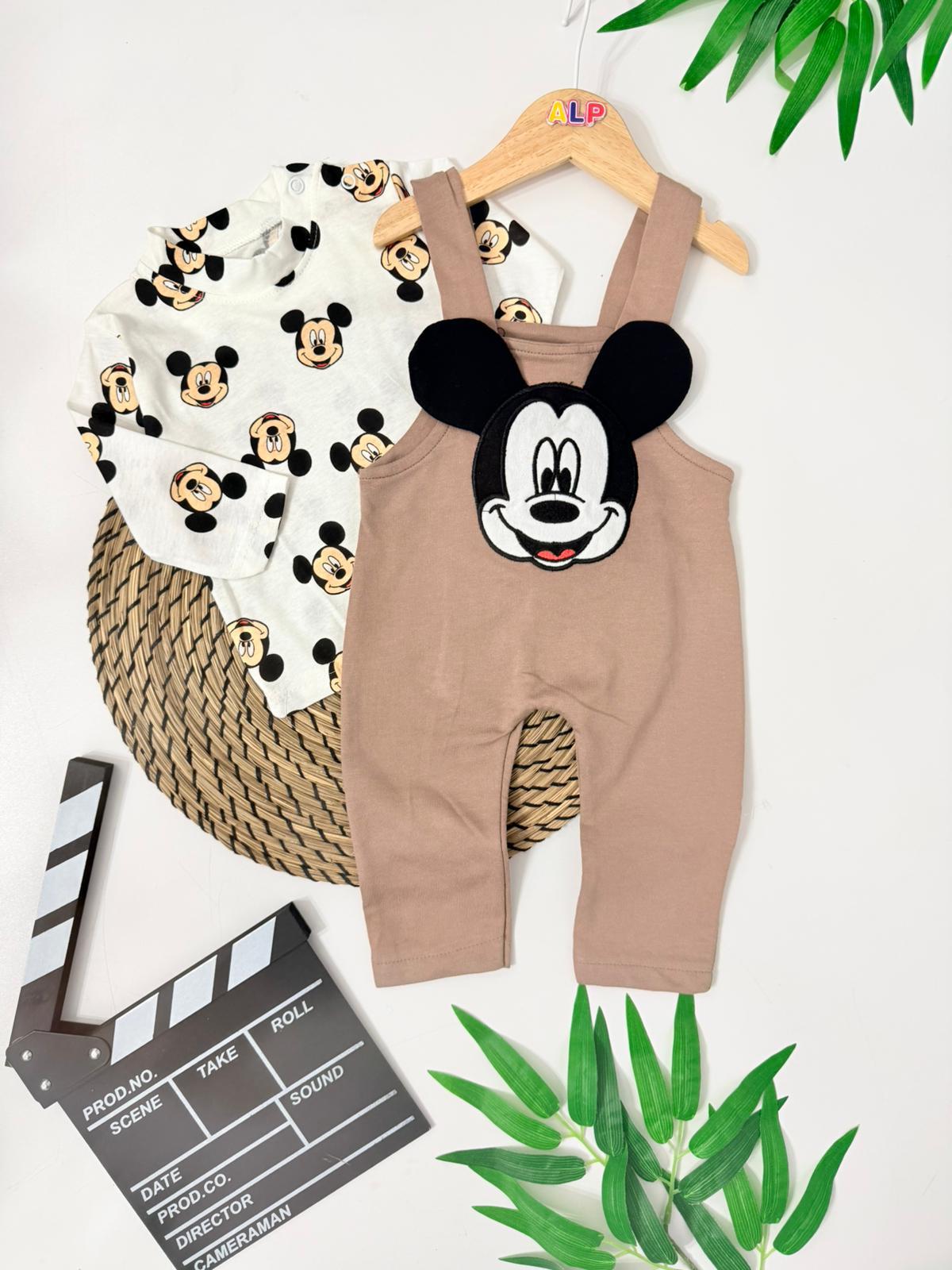 Disney  Erkek Bebek  Salopet Takım