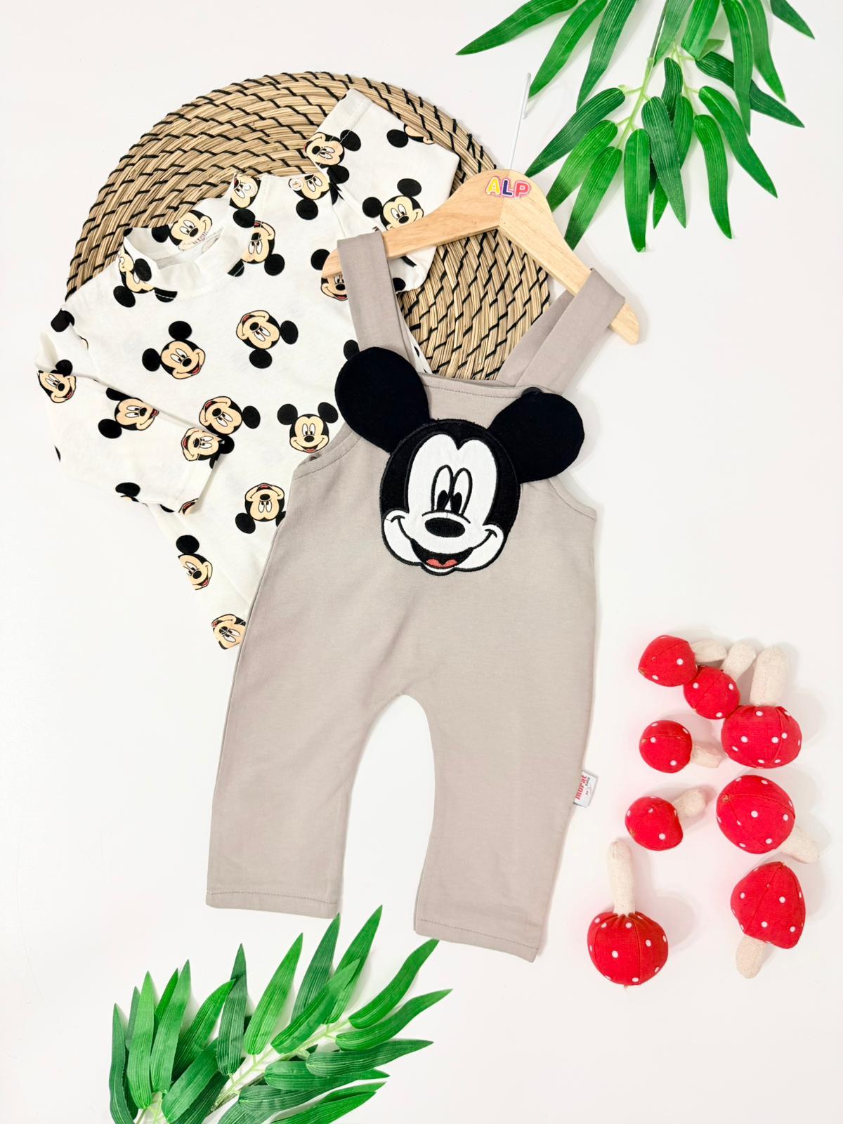 Disney Erkek Bebek Salopet Takım
