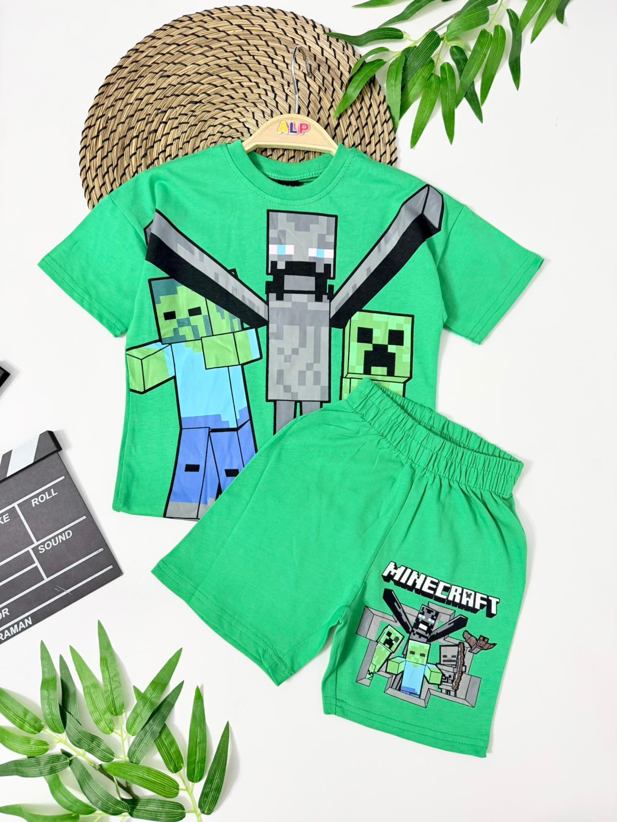 Minecraft 2 İp Kapri Eşofman Takım