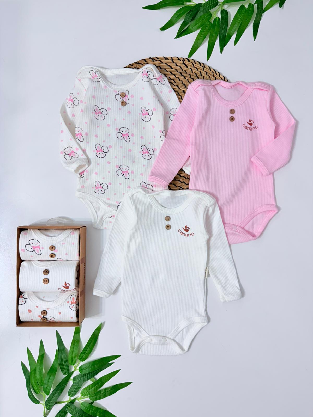 Wisconsin Çıtçıtlı Üst Badi Kutuda 3lü Set