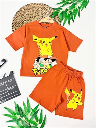  Pokemon 2 İp Kapri Eşofman Takım
