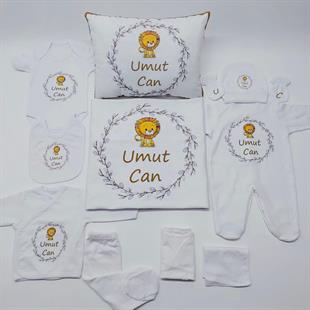 Aslan Kral Sarı  11 Parça İsme Özel Hastane Çıkışı