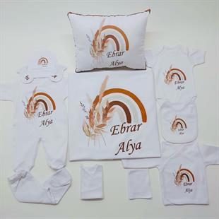 Autumn 11 Parça İsme Özel Hastane Çıkışı Seti