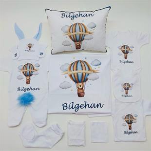 Balon 11 Parça İsme Özel Hastane Çıkışı Set