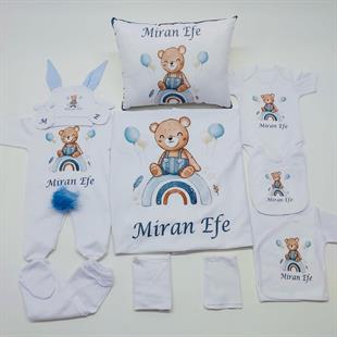 Bear 11 Parça İsme Özel Hastane Çıkışı Seti