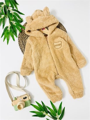 Bear Ayağı Açık Polar Kışlık Tulum