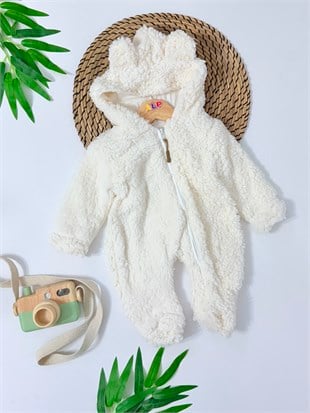 Bear Ayağı Kapalı  Polar Kışlık Tulum