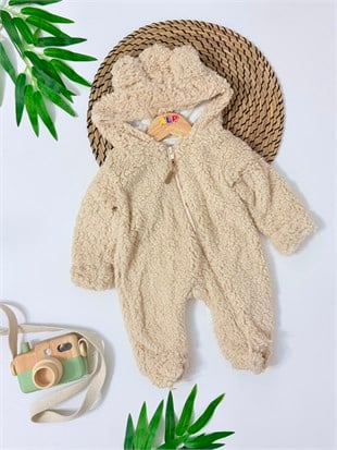 Bear Ayağı Kapalı  Polar Kışlık Tulum