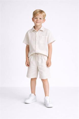 Belarus Keten Kumaş 2li Takım