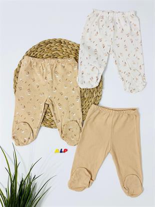 Brocher 3'lü Pantolon Set - Sarı