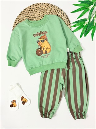 By Capybara Alt-Üst Takım & Çorap - Set