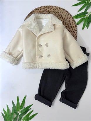 Deri Ceket , Body , Kemerli Pantolon 4'lü Takım