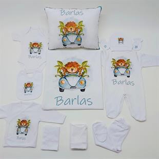 Lion woswos 11 Parça İsme Özel Hastane Çıkışı Seti
