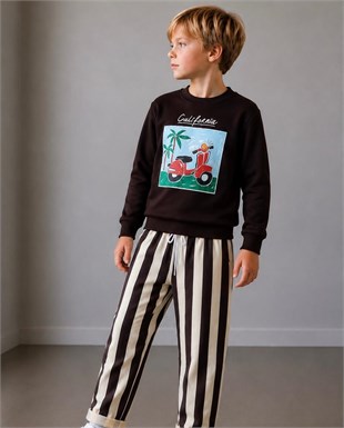 Mevsimlik 2 İp Cep Detaylı Eşofman Takım