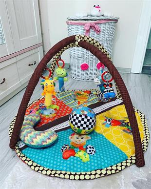 Sozzy Toys Renkli Boy Ölçer Oyun Halısı 91*48cm
