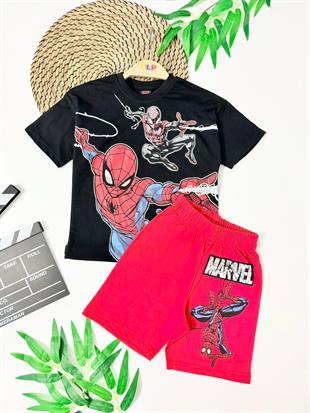 Spıderman2 İp Kapri Eşofman Takım