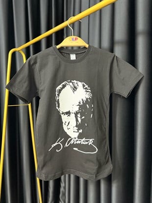 Unisex Atatürk Baskılı Tişört