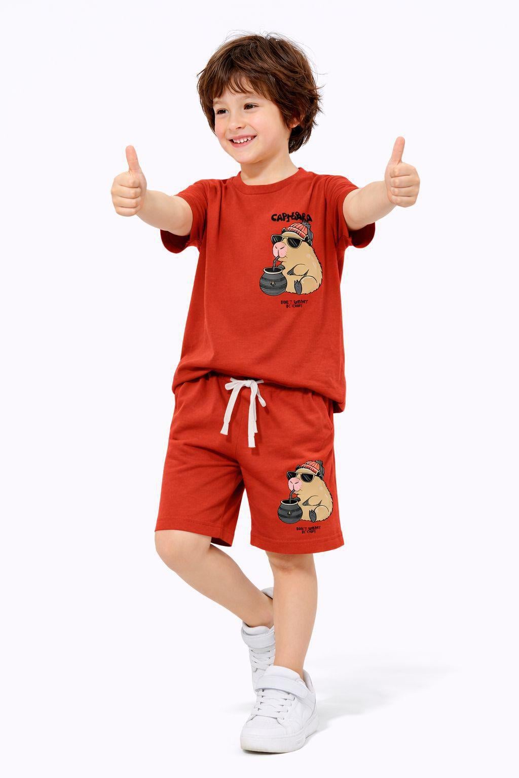  Ayıcık 2 İp Kapri Eşofman Takım