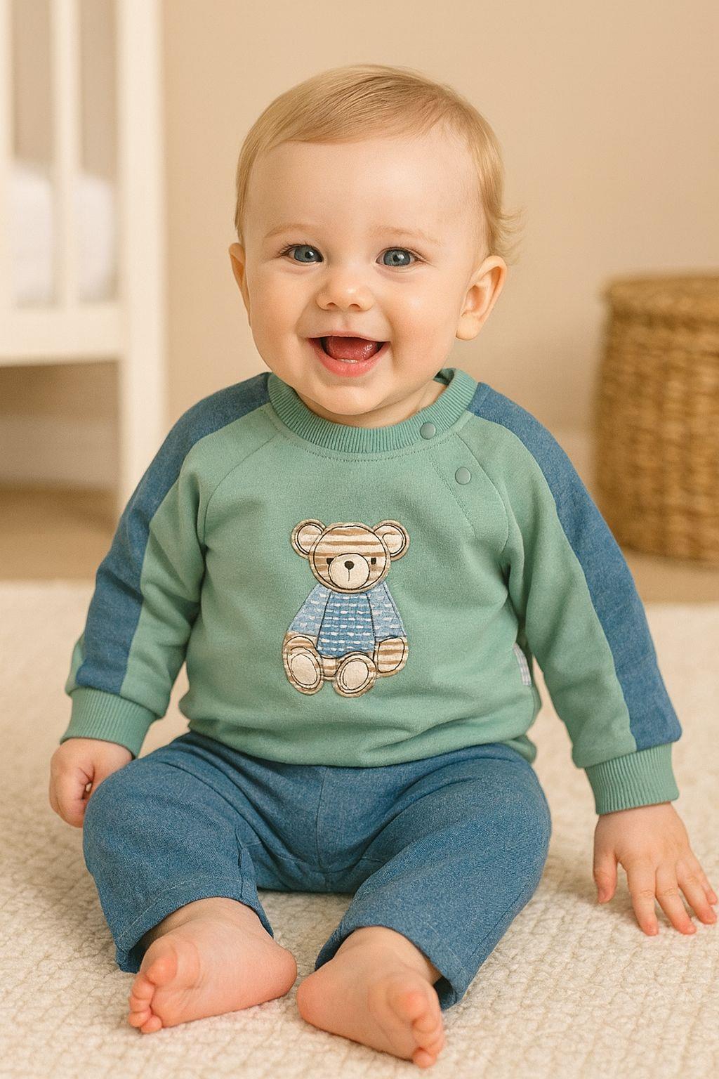 Algeria Bear Detaylı Omuzdan Çıtçıtlı Takım