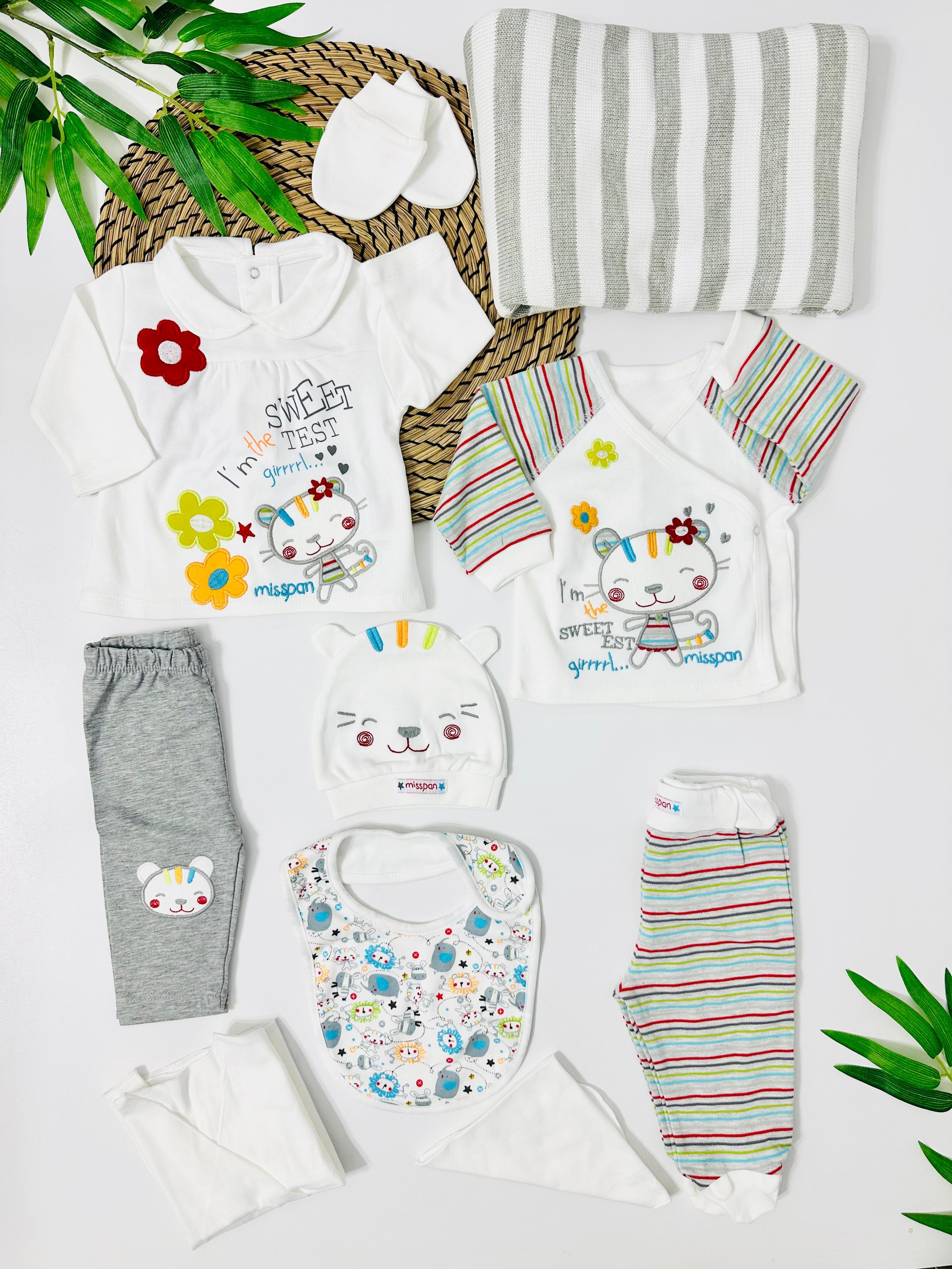 Andora Sweet 10lu Yenidoğan Hastane Çıkışı Set - Krem