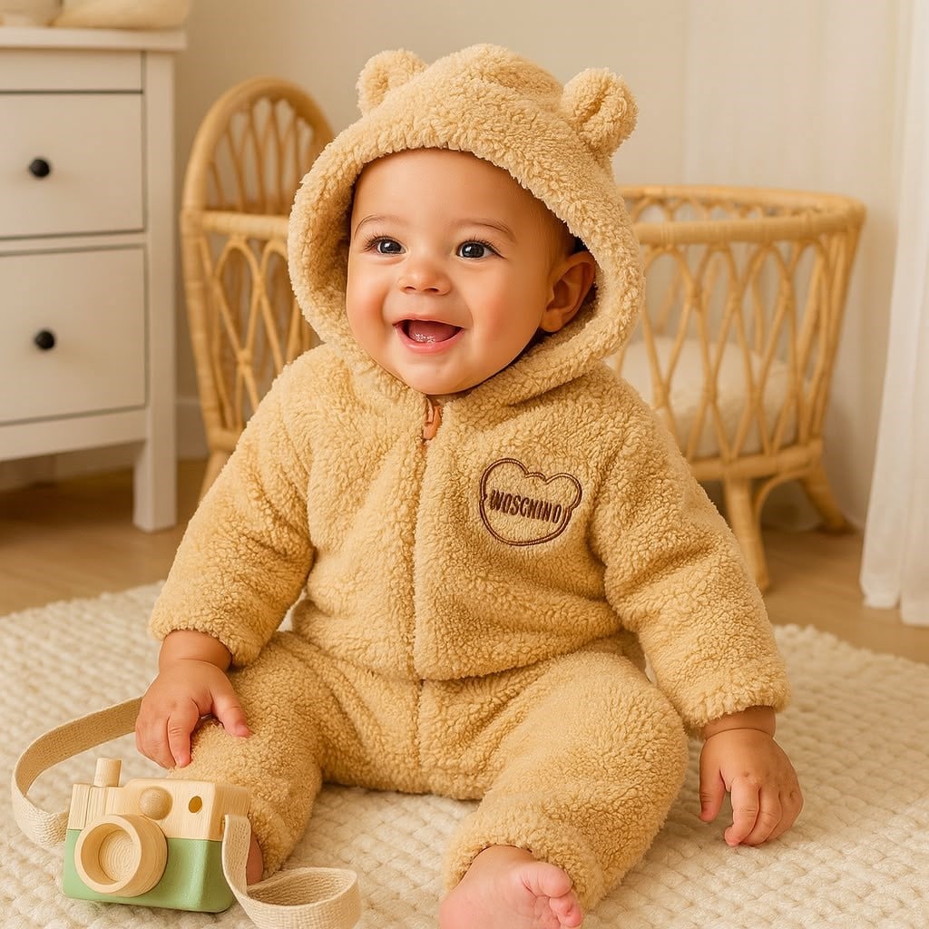 Bear Ayağı Açık Polar Kışlık Tulum