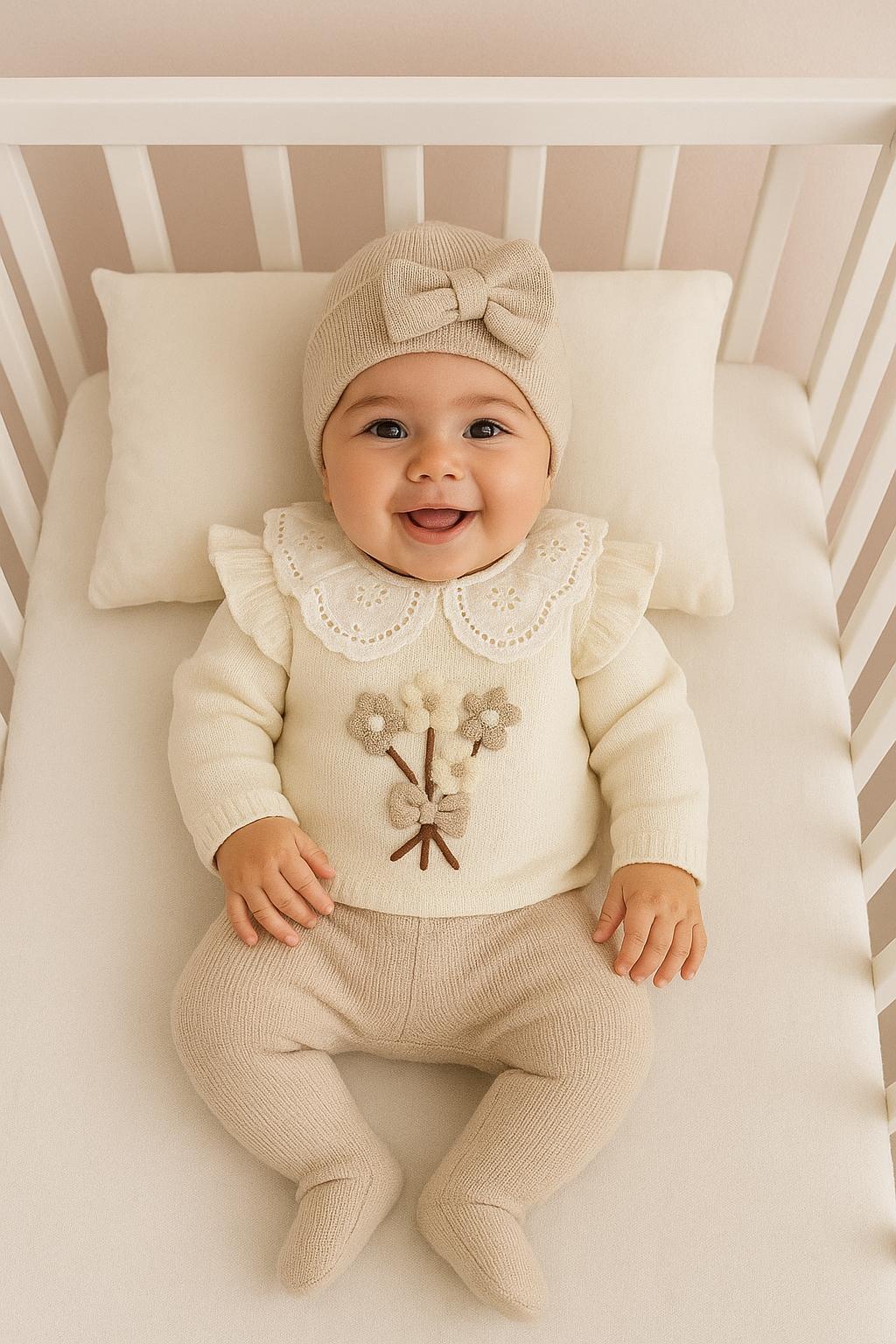 Berlin Yenidoğan 5li Set - Bej