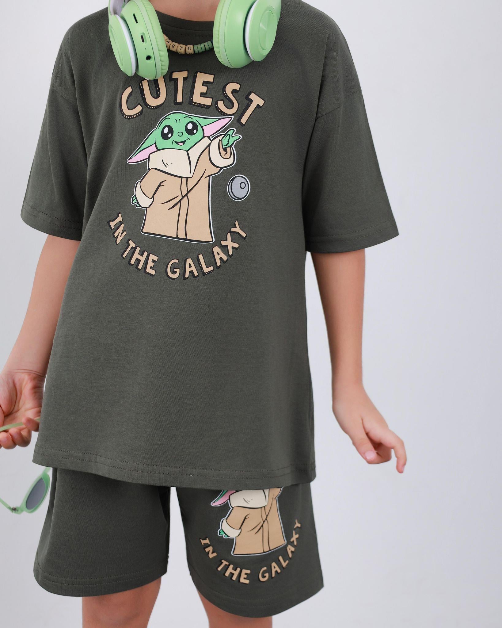 Cutest 2 İp Kapri Eşofman Takım